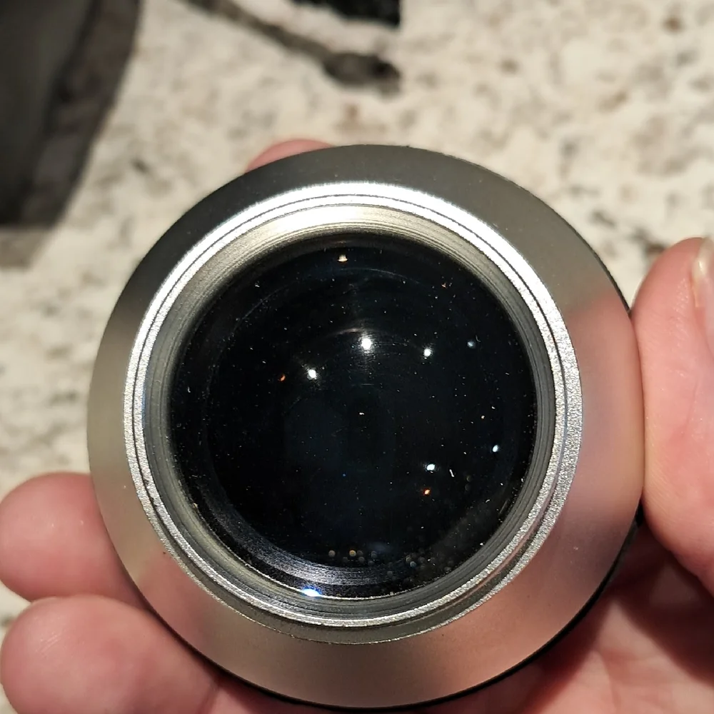 0.45X Wide Angle Lens with Macro - Black and Silver 37MM